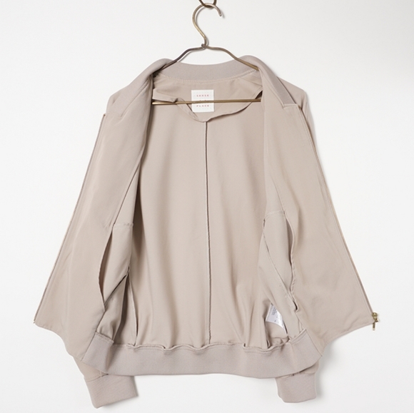 Sense of Place by Urban Research beige bomber jacket - Picture 11 of 13